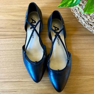 Black Ballet Flats.